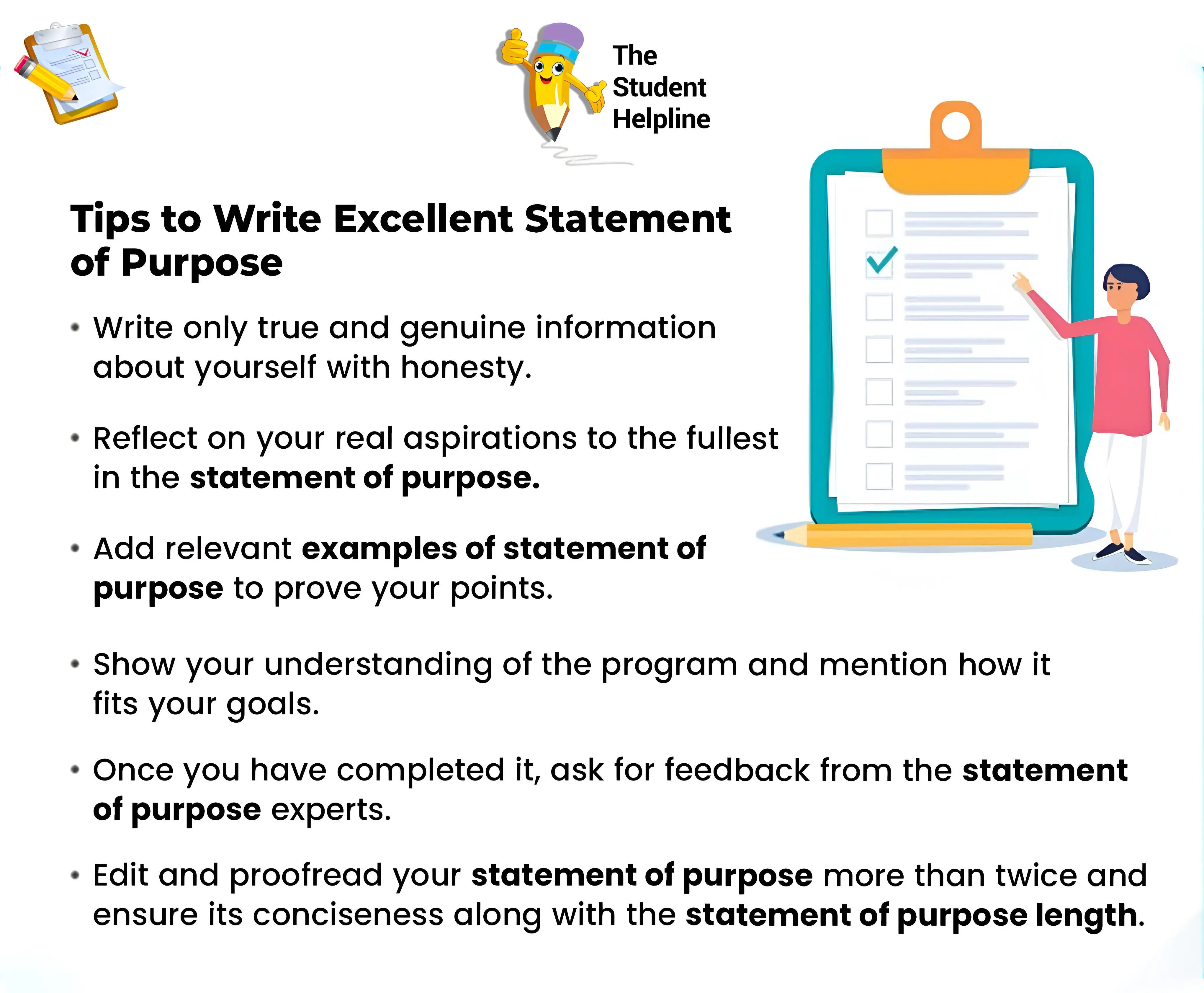 Tips to Write Excellent Statement of Purpose